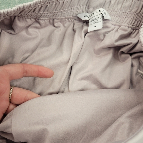 ATHLETA Brooklyn Lined Textured Jogger - Camo Lux Shasta Purple Size 8 - Picture 7 of 12